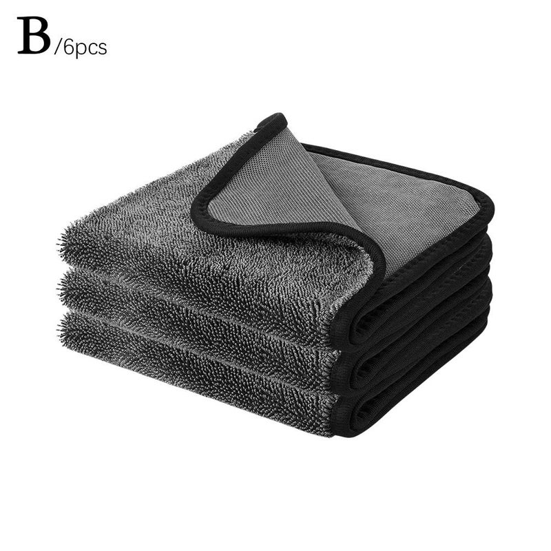 Cross-border 40*60 small braided water-absorbing towel, thickened and twisted braided cloth, water-absorbing car towel, car cleaning towel. - Image 1